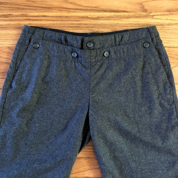 FWK Engineered Garments Marine Pant sailor straight wide leg trousers grey large - Picture 3 of 16